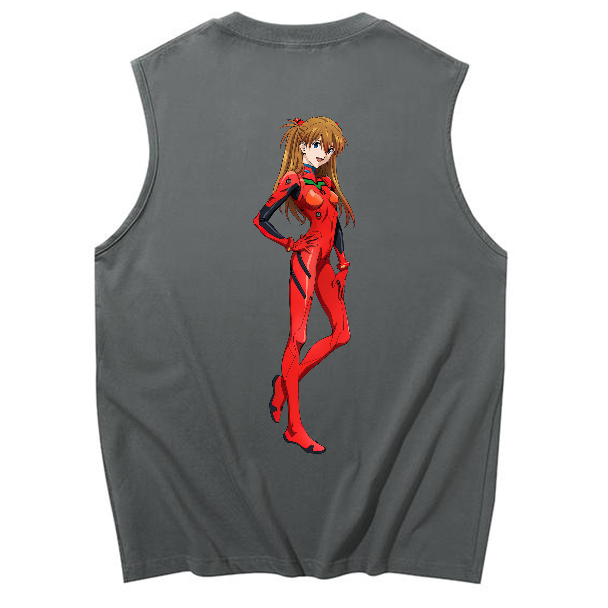 （画像用） EVA 新世紀エヴァンゲリオン コットン100％タンクトップ（背面プリント）